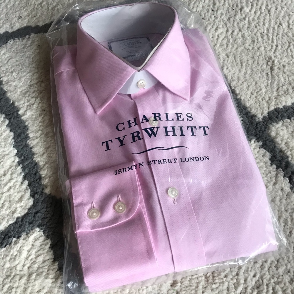 Classic Collar Non-Iron Shirt - Pink